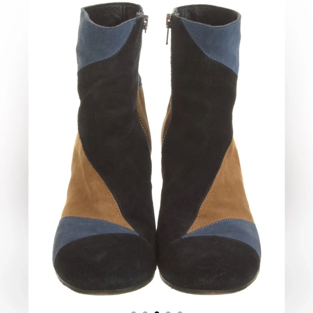 Zadig & Voltaire Suede Ankle Boots Sz 8 - Picture 3 of 5